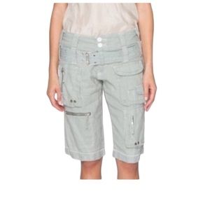 JOHNNY WAS Pete & Greta Aqua Cupra Cargo Shorts